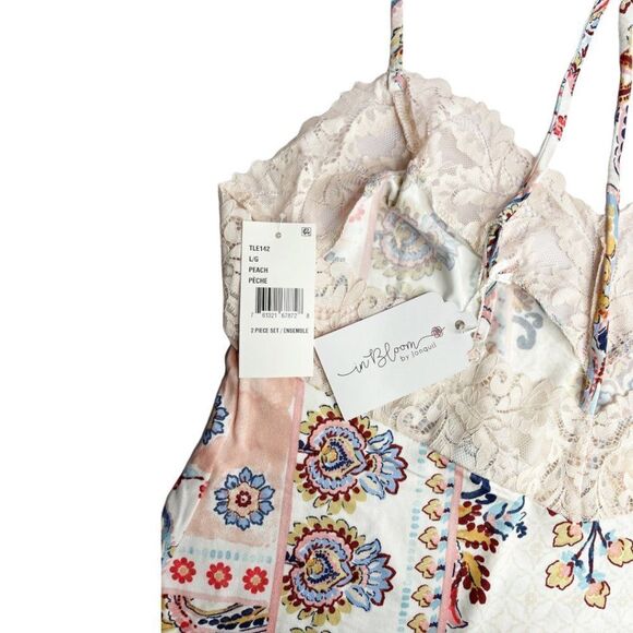 IN BLOOM BY JONQUIL Tangelle Paisley Print Cami & Shorts 2-Piece Pajama … - Picture 5 of 10